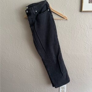 Madewell The Girljean Black Jeans